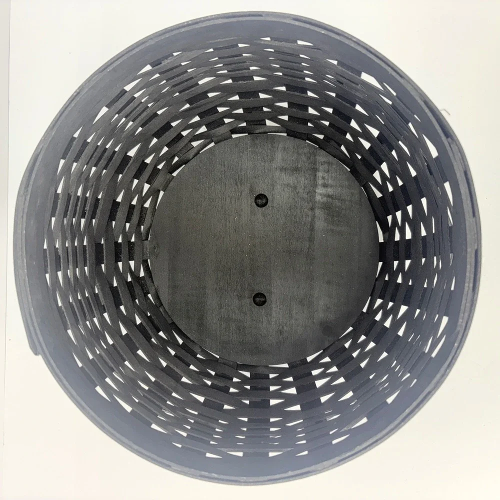 Longaberger Large Cauldron Basket Set Black Wrought Iron Holder Liner Protector